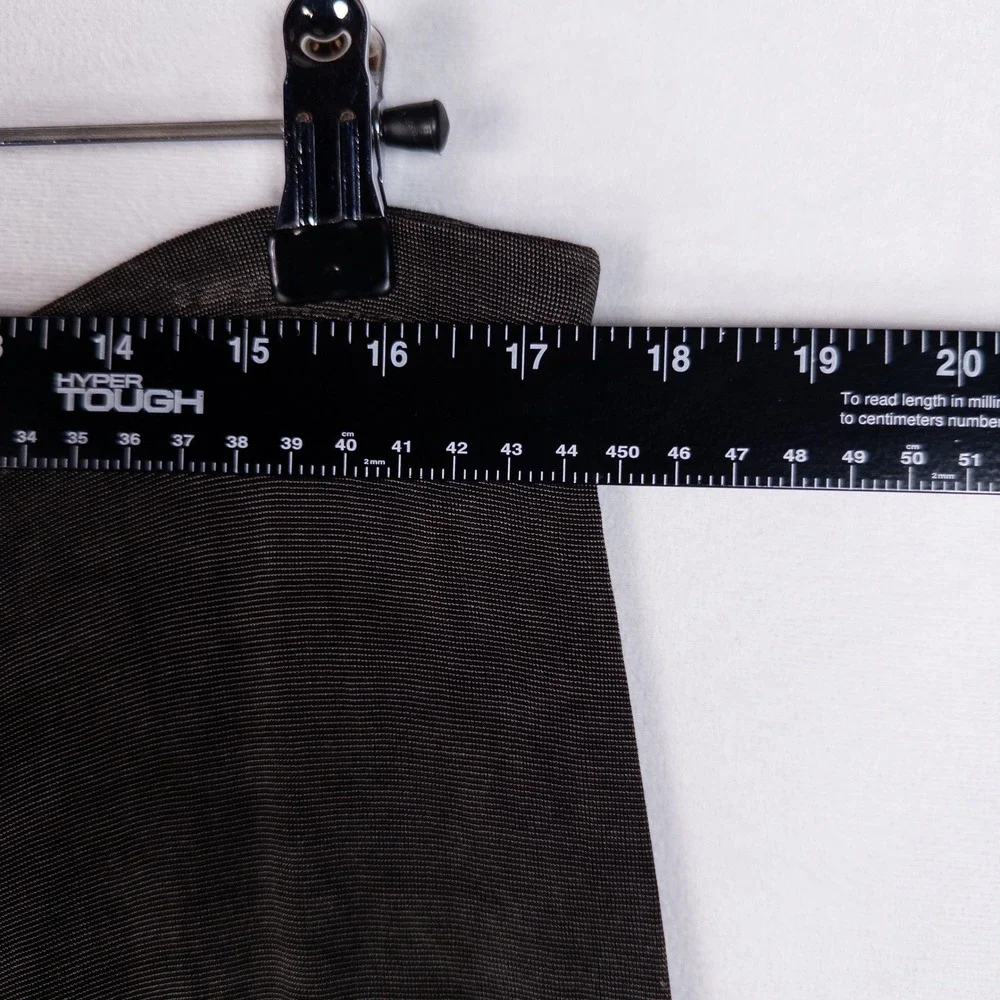 Coldwater Creek Womens Maxi Skirt Large Olive Slinky Knit A-Line Modest Stretch